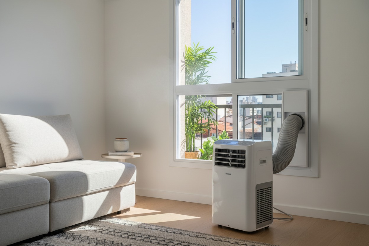 Ar-condicionado portátil? Vantagens e desvantagens